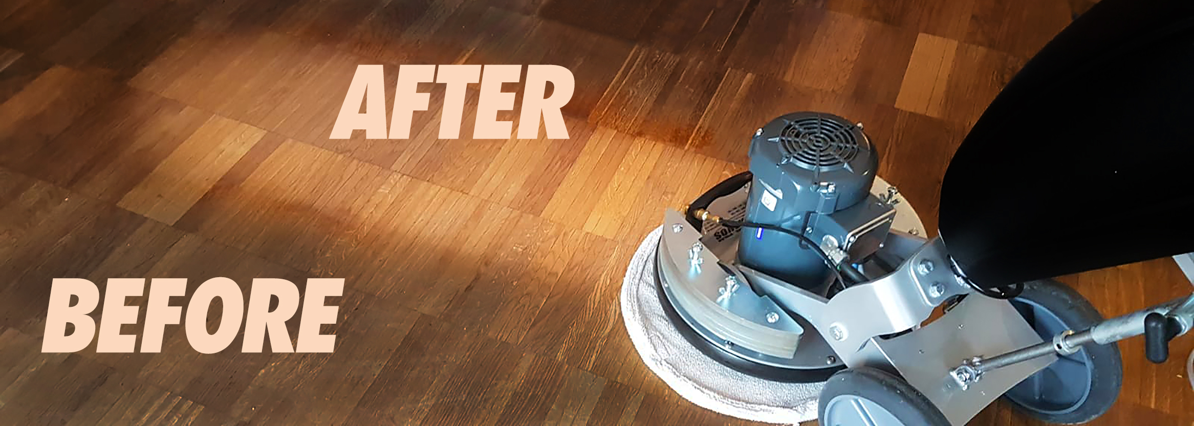 Wood floor cleaning